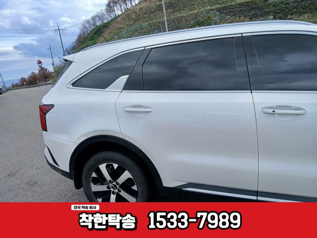 QM6 차량을 영덕해맞이공원에서 고성통일전망대까지 이동