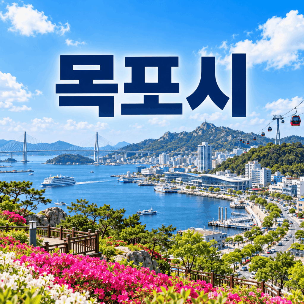 목포시탁송 | 목포에서 전국으로 차량이동 목포시, 푸른 바다와 꽃길